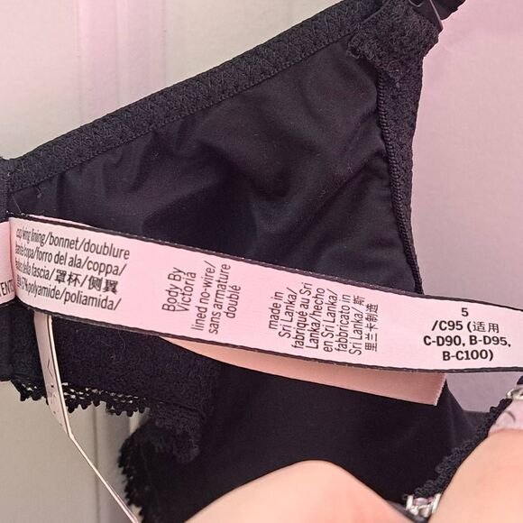 Victoria's Secret Women's Plus Size Body by Victoria Lined No Wire Bra Black siz - Picture 7 of 9